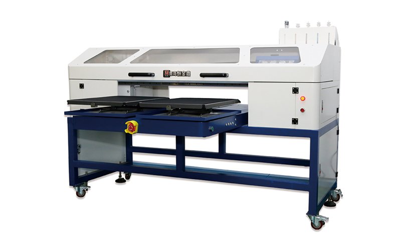 HJD-DP04 MÁY IN PHUN TRỰC TIẾP MỰC TRẮNG – MỰC MÀU LÊN VẢI (2 PLATE)